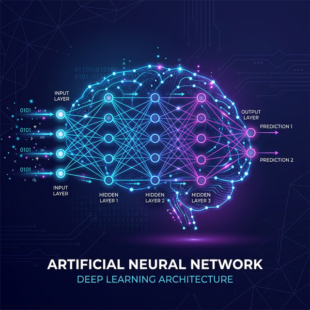 Artificial Neural Network Deep Learning Brain Visualization