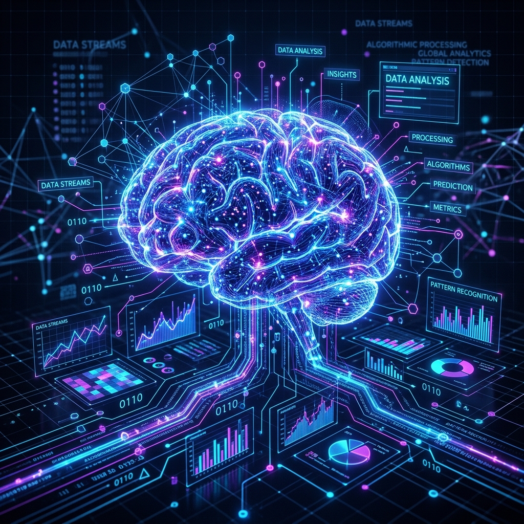 Big Data Analysis Abstract Visualization