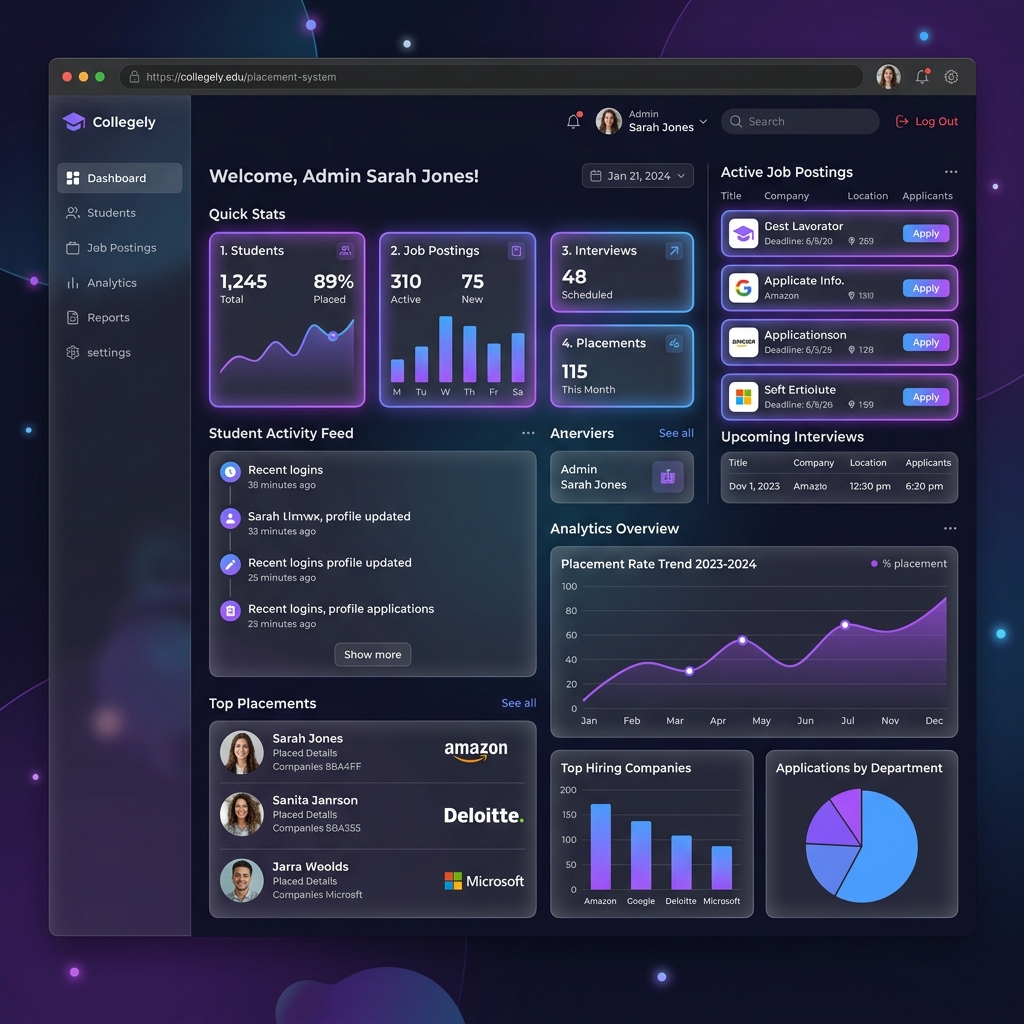 College Placement Management System Demo